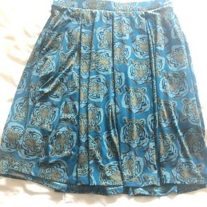 LuLaRoe Madison tiger print skirt XL